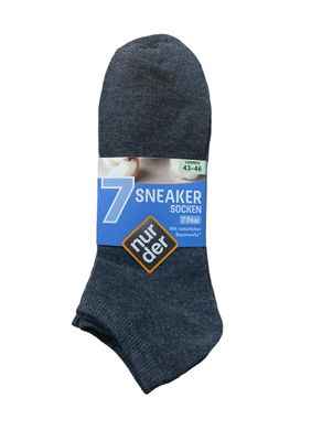 Шкарпетки чоловічі Nur Der 7 пар р. 43-46 Сірий (487861)