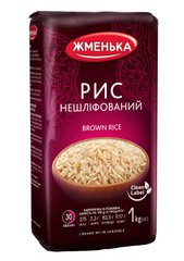 Рис нешлифованный Brown rice Жменька 1 кг