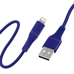 Кабель Promate PowerLine-Ai120 USB to Lightning MFi 2.4A 1.2 м Blue (powerline-ai120.blue)