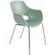 Крісло Papatya Opal-ML PRO зелений резеда, ніжки хром