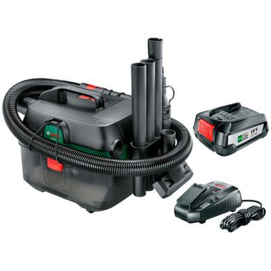 Пилосос акумуляторний Bosch Advanced Vac 18V-8 з акб PBA 18 V 2.5 Ah W-B і з/п AL 1830 CV