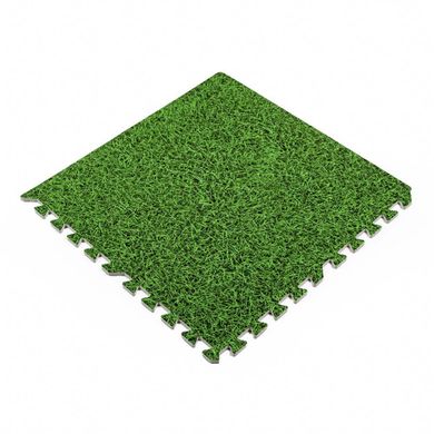 Пол пазл - модульное напольное покрытие 600x600x10мм зеленая трава (МР4) SW-00000153