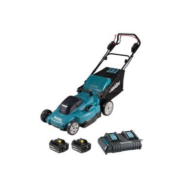 Акумуляторна самохідна газонокосарка Makita DLM539CT2 2 акб BL1850B 5 Ah, з/п DC18SH