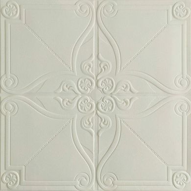 Самоклеющаяся декоративная потолочно-стеновая 3D панель орнамент 700x700x5.5мм (165) SW-00000185