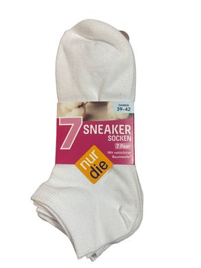 Жіночі шкарпетки Nur Die 487860 7 пар р. 39-42 Білий