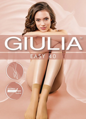 Набір шкарпеток GIULIA з поліаміду EASY 40 den Top Comfort 2 пари One Size Nero (Чорний)