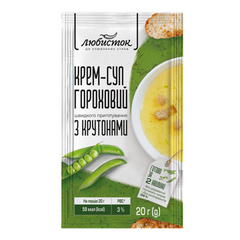Крем-суп Любисток Гороховий з крутонами 20 г