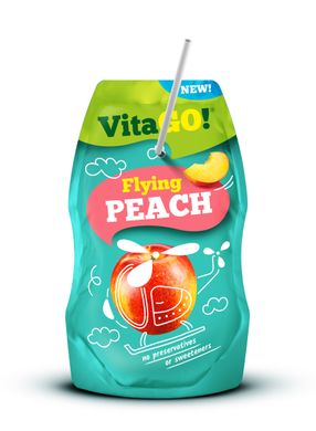 Напій персиковий VitaGO 200 мл