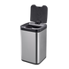 Сенсорное мусорное ведро JAH 13 л квадратное серебряный металлик с внутренним ведром