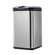 Сенсорне відро для сміття JAH 13 л квадратне срібний металік з внутрішнім відром