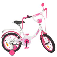 Велосипед дитячий PROF1 Y1614 16 дюймів рожевий