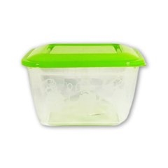Контейнер харчовий, ємність 1,0 л «Plastic's Craft» Прозорий зелений