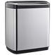 Сенсорное мусорное ведро JAH 20 л прямоугольное серебряный металлик с внутренним ведром