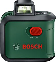 Лазерний нівелір Bosch AdvancedLevel 360 з футляром та батарейками