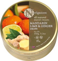 Леденцы Navigators Mandarin Lime And Ginger 150 г