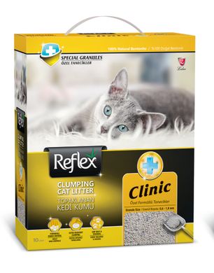 Бентонітовий наповнювач для котів свіжий аромат CLINIC Reflex 10 л