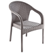 Крісло Irak Plastik Ege під ротанг сірий