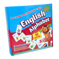 Навчальні пазли Strateg English alphabet 96 карт англійською мовою (539)