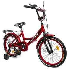 Велосипед дитячий 2-х колісний 18" 211801 (RL7T) Like2bike Sky бордовий з дзвінком