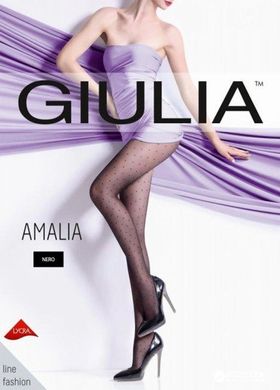 Колготы GIULIA в мелкий горошек Amalia 20 den model 1 (nero-4)