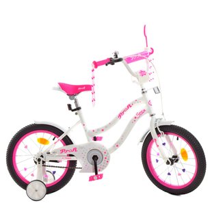 Велосипед детский PROF1 Y1694 16 дюймов малиновый
