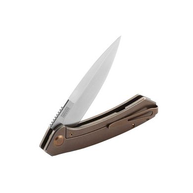 Нож складной Adimanti by Ganzo (Skimen design) титановый коричневый