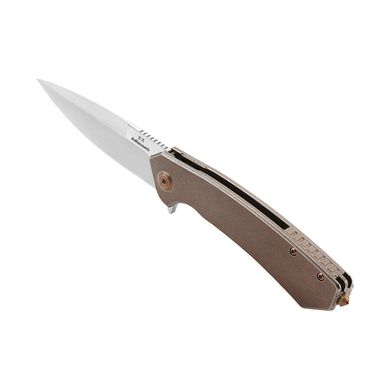 Нож складной Adimanti by Ganzo (Skimen design) титановый коричневый
