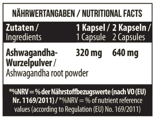 MST Ashwagandha Root Extract | Ашваганда экстракт | 100 vcaps