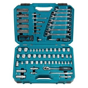 Набор инструментов Makita 1/2", 1/4", 3/8" в кейсе 120 шт