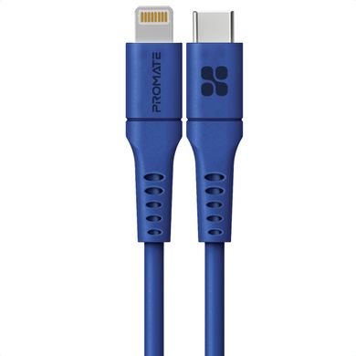 Кабель Promate PowerLink-200 USB-C to Lightning 3А 2 м Blue (powerlink-200.blue)