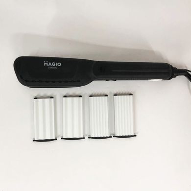 Щипці для волосся MAGIO MG-679 з насадками для гофре