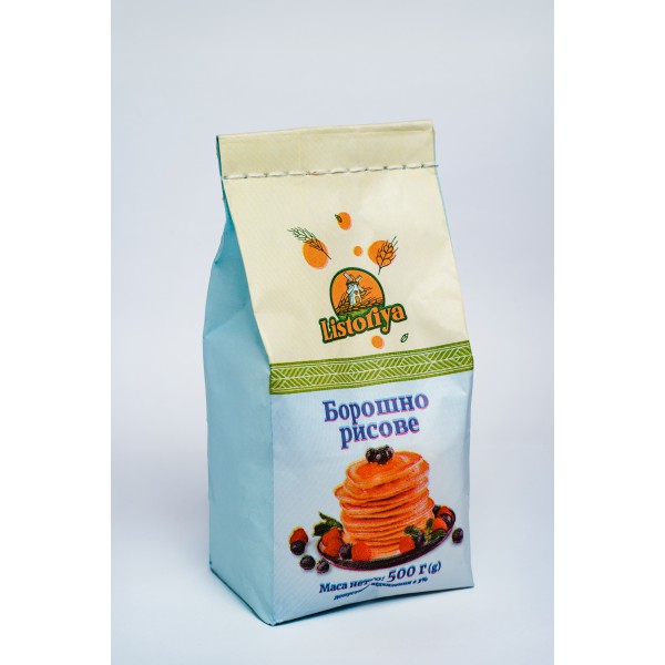 Борошно рисове Listoriya 500 г (4820291640015)