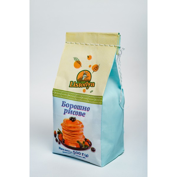 Борошно рисове Listoriya 500 г (4820291640015)