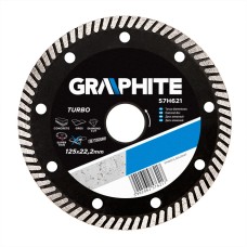Диск алмазний, 125 х 22.2 мм, turbo, ультра тонкий Graphite