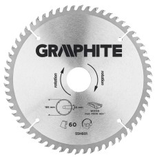 Диск відрізний 185 x 30 мм, 60 зубів Graphite