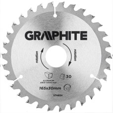 Диск відрізний 165 x 30 мм, 30 зуб., для розпила алюмінія Graphite