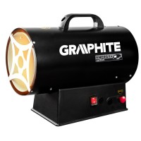 Газовый обогреватель Graphite 58GE100 15 кВт с пьезорозжигом и защитой от перегрева