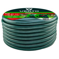 Шланг для сада Verto 15G805 Economic 3/4" x 50 м, 20 бар, прочный и эластичный.