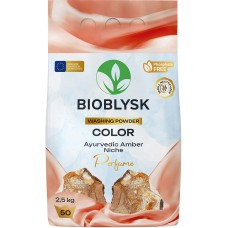 Пральний порошок парфумований “Color & Ayurvedic Amber Niche Perfume” BioBlysk 2.5 кг
