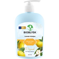 Рідке крем-мило парфумоване антибактеріальне “Citrus Tree & Oud” BioBlysk 500 мл