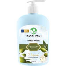 Рідке крем-мило парфумоване антибактеріальне “Creamy Olive Essence” BioBlysk 500 мл