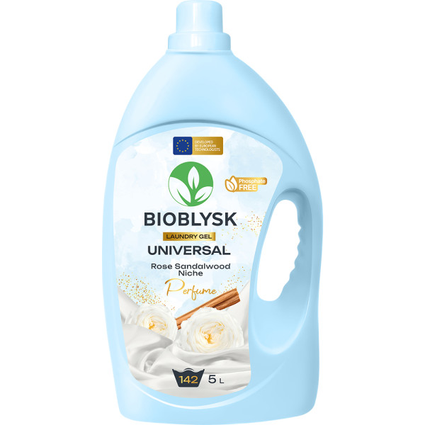 Гель для прання парфумований “Universal & Rose Sandalwood Niche Perfume” BioBlysk 5 л