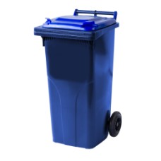Бак 240 л для сміття синій