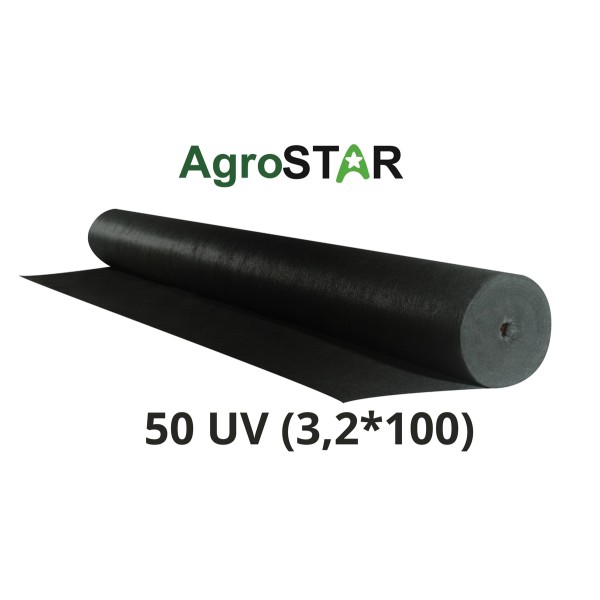 Агроволокно"AgroStar" 50 UV чорне(3,2*100)