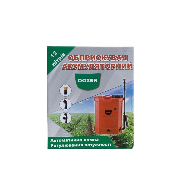 Обприскувач акумуляторний 12 л Dozer