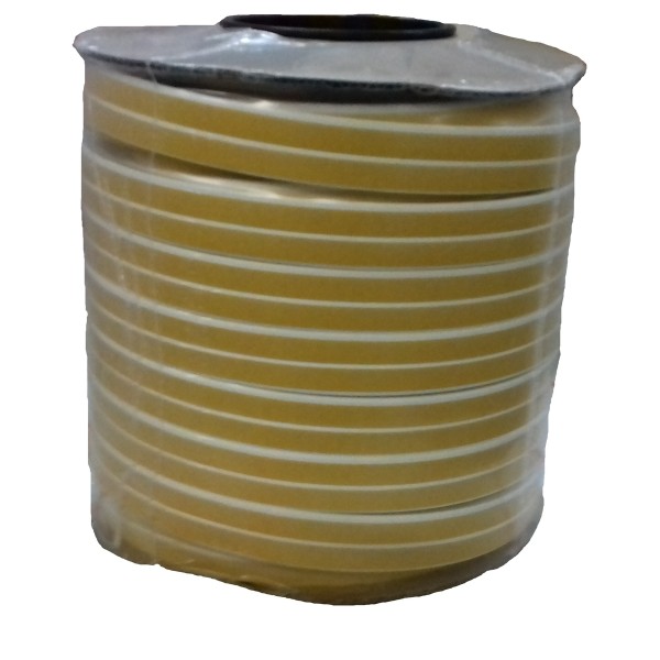 Ущільнювач самоклеючий(профільD)біл 14*12 мм/40 м