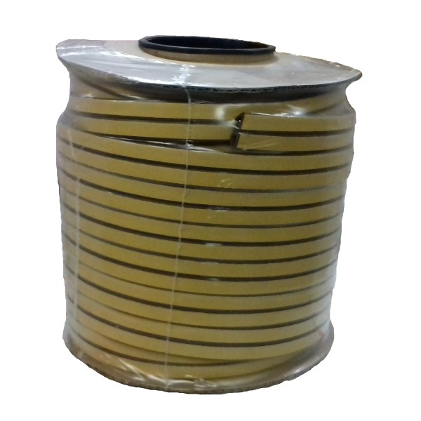 Ущільнювач самоклеючий(профільD)кор 12*10 мм/50 м