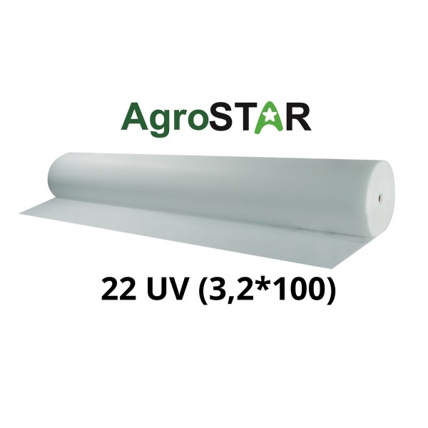 Агроволокно"AgroStar"22 UV біле(3,2*100)