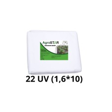 Агроволокно"AgroStar"22 UV біле(1,6*10)