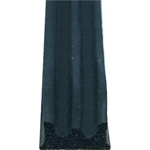 Ущільнювач самоклеючий(профільE)чорн 9*4 мм/150 м